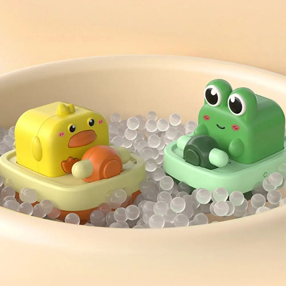 

Frog Plastic Kids Gift Cute Bathroom Play Play Water Yacht Toy Baby Wind Up Toy Kids Bathing Toy Clockwork Swimming Toy