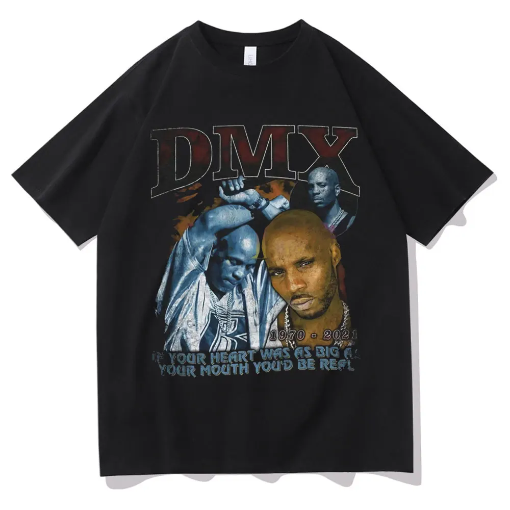 Dmx Rap Hip Hop Graphic Print T-Shirt Streetwear Men Women Loose Tshirt Short Sleeve Fashion Oversized T Shirt Pure Cotton Tees
Dmx Rap Hip Hop Graphic Print T-Shirt Streetwear Men Women Loose Tshirt Short Sleeve Fashion Oversized T Shirt Pure Cotton Tees