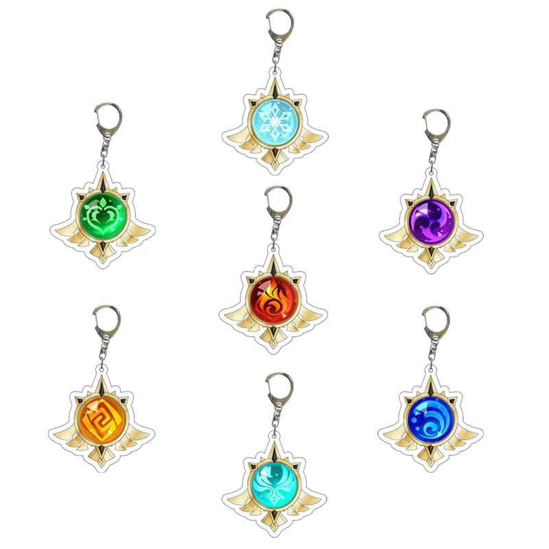 Акриловый аниме брелок Genshin Impact Vision Ele men t God's Eye для мужчин автомобильный брелок SAYU Yoimiya Kazuha Kamisa 
Акриловый аниме брелок Genshin Impact Vision Ele men t God's Eye для мужчин автомобильный брелок SAYU Yoimiya Kazuha Kamisa