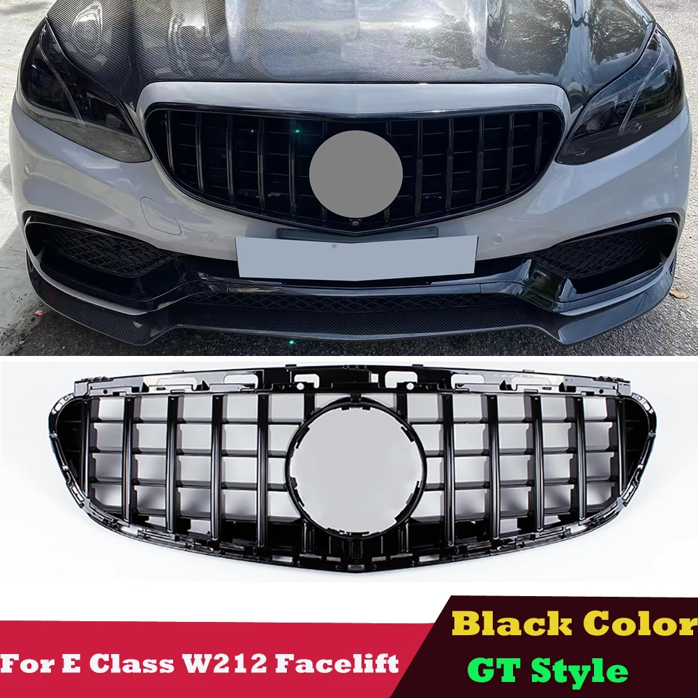 Черная GT Стильная передняя решетка для Mercedes E Class W212 Facelift 2013-2016 E200 E250 E300 E350 E400
Черная GT Стильная передняя решетка для Mercedes E Class W212 Facelift 2013-2016 E200 E250 E300 E350 E400