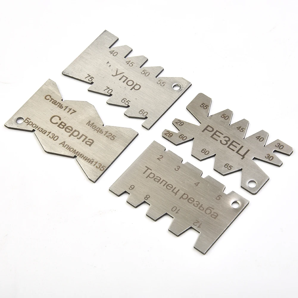 4/1pcs Cutting Angle Gauge Machining Threads Screw Gauges Stainless Steel Carpenter Gauging Measuring Tools In Stock
4/1pcs Cutting Angle Gauge Machining Threads Screw Gauges Stainless Steel Carpenter Gauging Measuring Tools In Stock