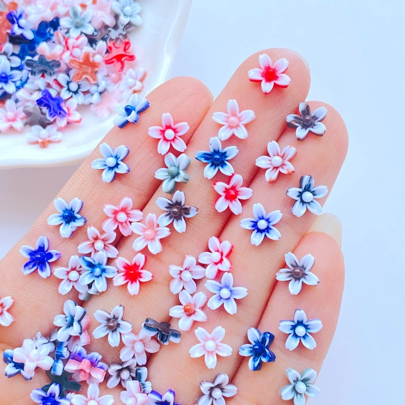 200Pcs New Mini Cute 7mm Floret Flat back Resin Cabochons Scrapbooking DIY Jewelry Craft Decoration Accessorie 
200Pcs New Mini Cute 7mm Floret Flat back Resin Cabochons Scrapbooking DIY Jewelry Craft Decoration Accessorie