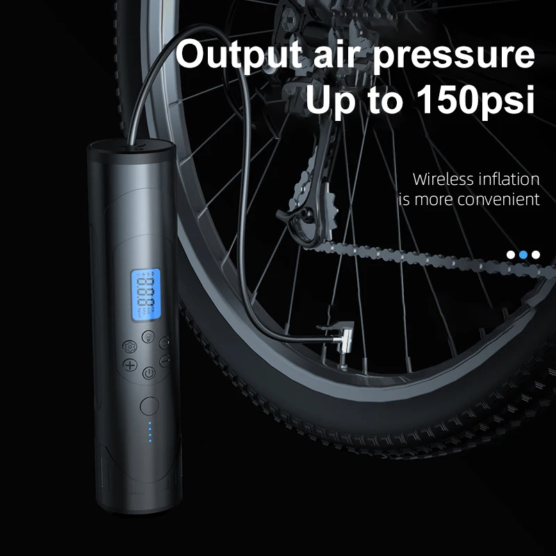 Car Air Compressor Inflator Pump 150PSI Rechargeable Air Pump Tire Inflator For Motorcycle Bike Compressor Digital Car Tyre Pump
Car Air Compressor Inflator Pump 150PSI Rechargeable Air Pump Tire Inflator For Motorcycle Bike Compressor Digital Car Tyre Pump
