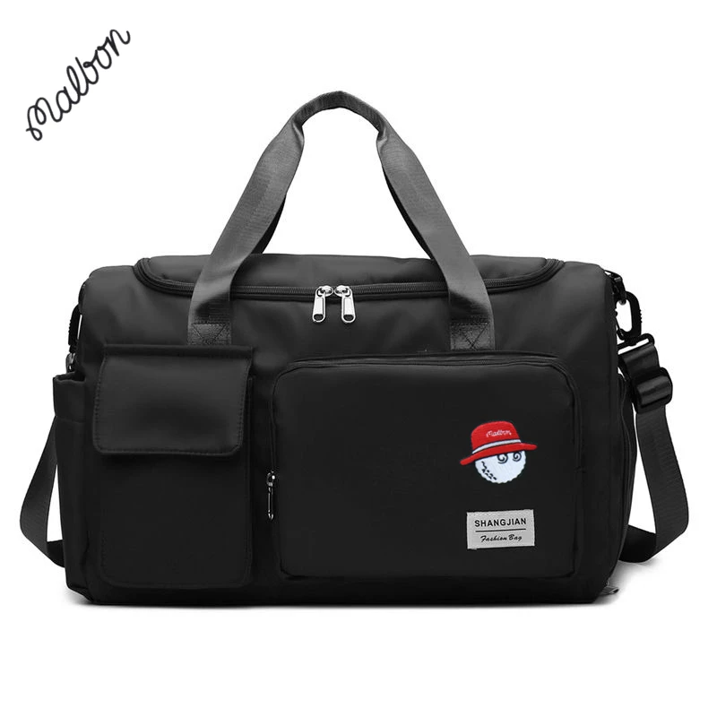 

Malbon Golf Women's Golf Wear Boston Bag Golf Supplies Sports Bags Men Handbag Horse Golf Bag Waterproof Laundry Bag Shoe Bag