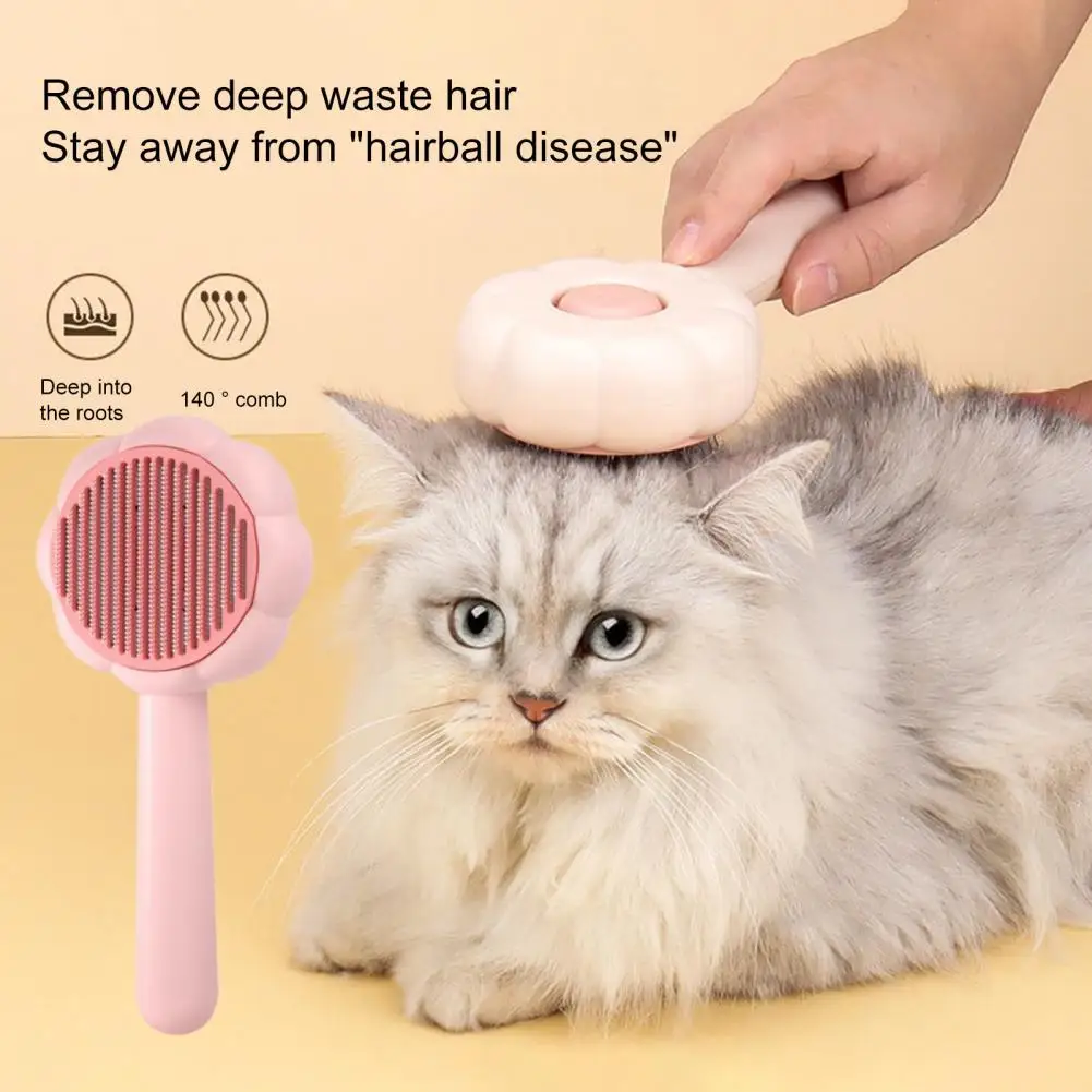 Ultralight Pet Massage Comb One-click Button Safe Cat Long Or Short Hair Grooming Brush Multifunctional Dog Brush Pet Supplies
Ultralight Pet Massage Comb One-click Button Safe Cat Long Or Short Hair Grooming Brush Multifunctional Dog Brush Pet Supplies