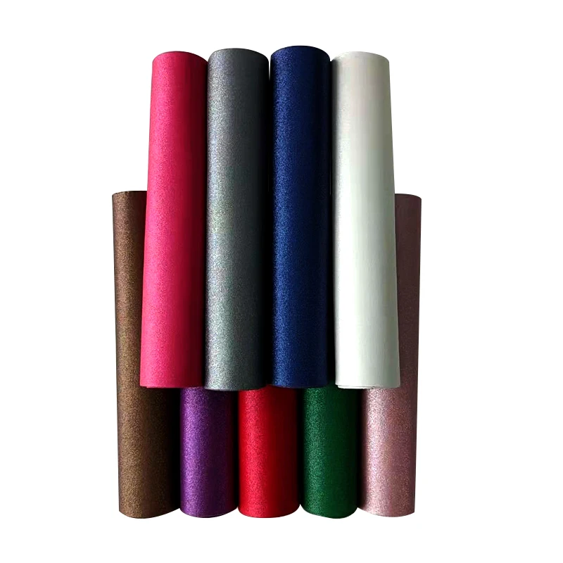 Solid Color Shiny Glitter Smooth PU Faux Leather Fabric Sheet for Making Shoe/Bag/Hair Bow/Headband/Decoration/Craft
Solid Color Shiny Glitter Smooth PU Faux Leather Fabric Sheet for Making Shoe/Bag/Hair Bow/Headband/Decoration/Craft