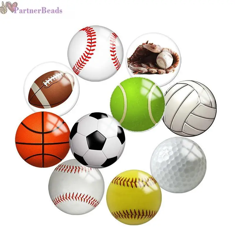 Football Baseball Volleyball Round Photo Glass Cabochon Demo Flat Back Making Findings 20mm Snap Button N1221
Football Baseball Volleyball Round Photo Glass Cabochon Demo Flat Back Making Findings 20mm Snap Button N1221