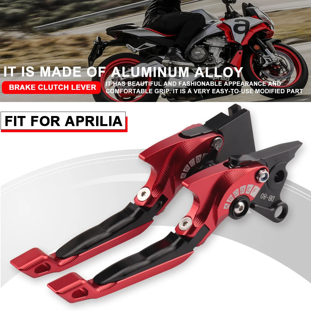 For Aprilia RS 660 RS660 Tuono660 2020-2022 Tuono V4 1100 RR 1100RR Factory RSV4 1000 1000RR Folding Brake Clutch Levers - Short 
For Aprilia RS 660 RS660 Tuono660 2020-2022 Tuono V4 1100 RR 1100RR Factory RSV4 1000 1000RR Folding Brake Clutch Levers - Short