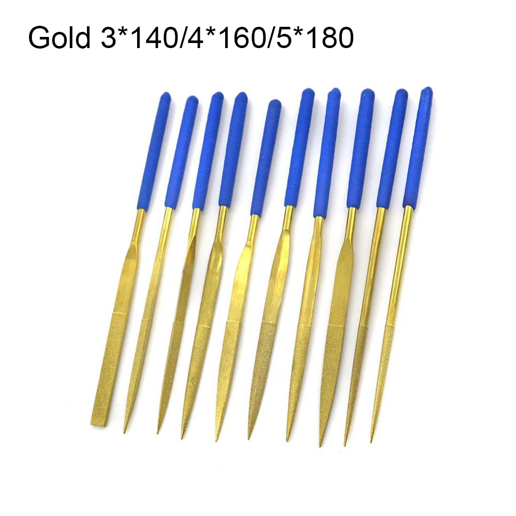 10pack lot Precise Polishing Hand Tools With Titanum Coating For Results High Hardness Wide Titanium Coated Needle File
10pack lot Precise Polishing Hand Tools With Titanum Coating For Results High Hardness Wide Titanium Coated Needle File
