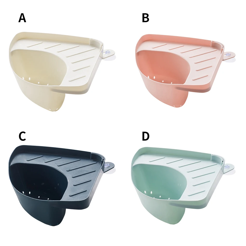 Sink Basket Triangular Draining Sink Rack Suction Cup Plastic Kitchen Storage Holder Shelf
Sink Basket Triangular Draining Sink Rack Suction Cup Plastic Kitchen Storage Holder Shelf
