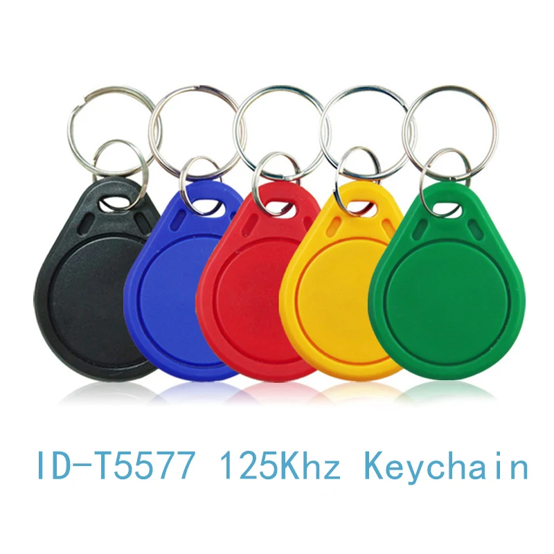 10Pcs EM4305 125Khz Key Copy Rewritable EM ID T5577 keyfobs RFID Tag Ring Card Proximity Token Access Duplicate ID Clone Card 
10Pcs EM4305 125Khz Key Copy Rewritable EM ID T5577 keyfobs RFID Tag Ring Card Proximity Token Access Duplicate ID Clone Card