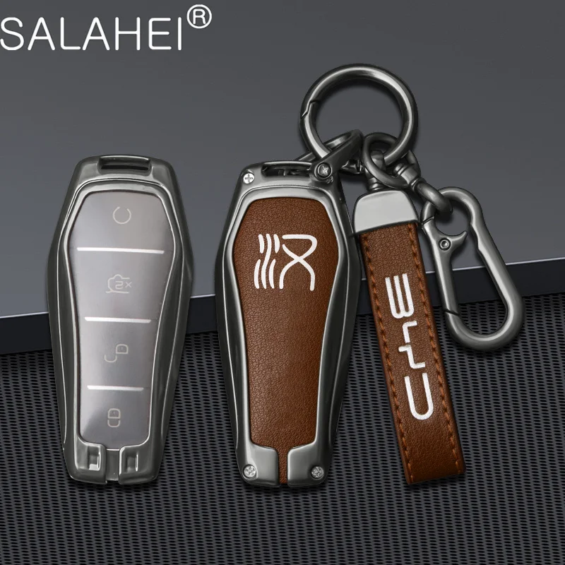Car Zinc Alloy Key Cover Case Key Bag Shell Holder Full Protection Keychain For BYD Han Ev Dmi 2020 2021 Auto Interior Accessory
Car Zinc Alloy Key Cover Case Key Bag Shell Holder Full Protection Keychain For BYD Han Ev Dmi 2020 2021 Auto Interior Accessory