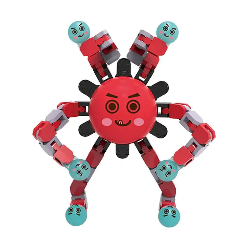 Mechanical Fingertip Spinner DIY Deformable Stress Relief Toy Transformable Creative Gyro Toy For Kids Fingertip Spin Top
Mechanical Fingertip Spinner DIY Deformable Stress Relief Toy Transformable Creative Gyro Toy For Kids Fingertip Spin Top