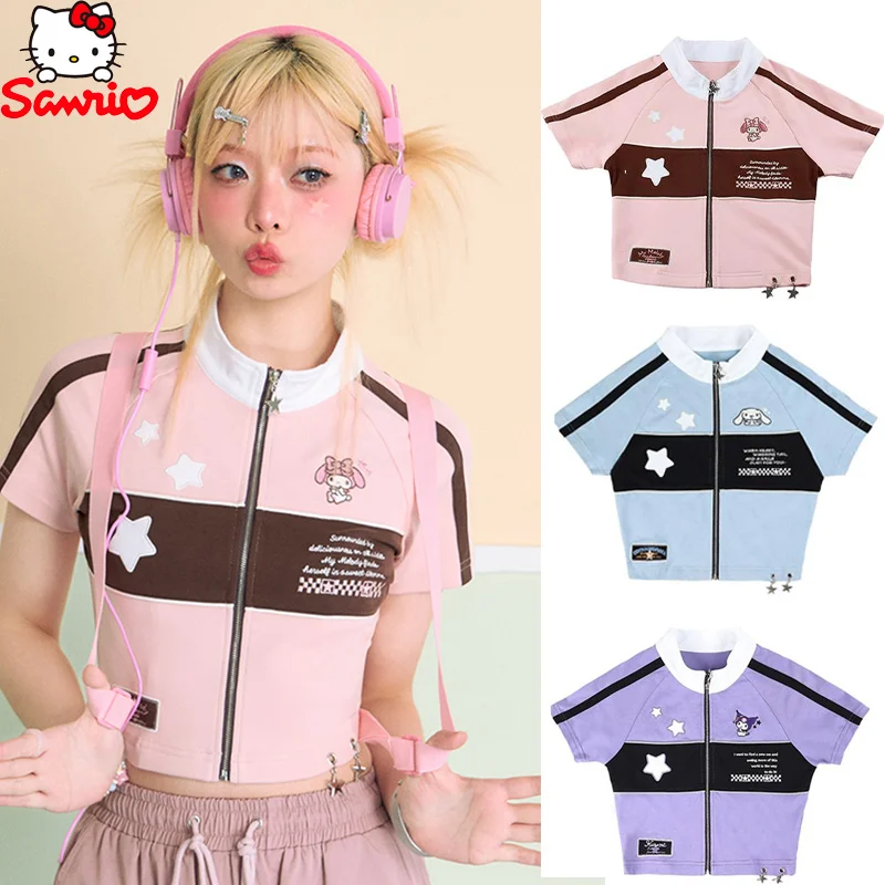 Sanrio short sleeve jacket Kuromi Mymelody Cinnamoroll Motorcycle Top Anime Cartoon Thin Short Sleeves Motorcycle Storm Jacket
Sanrio short sleeve jacket Kuromi Mymelody Cinnamoroll Motorcycle Top Anime Cartoon Thin Short Sleeves Motorcycle Storm Jacket