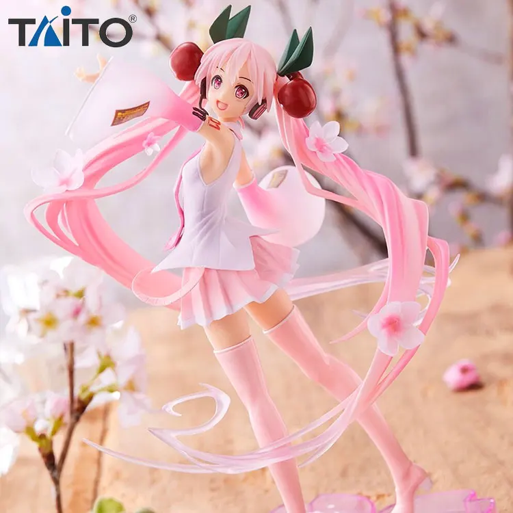Taito Hatsune Miku Sakura Miku 2020 Ver. Anime Peripheral Action Figures Garage Kit Collection Pvc Model Children Cute Toy Gift
Taito Hatsune Miku Sakura Miku 2020 Ver. Anime Peripheral Action Figures Garage Kit Collection Pvc Model Children Cute Toy Gift