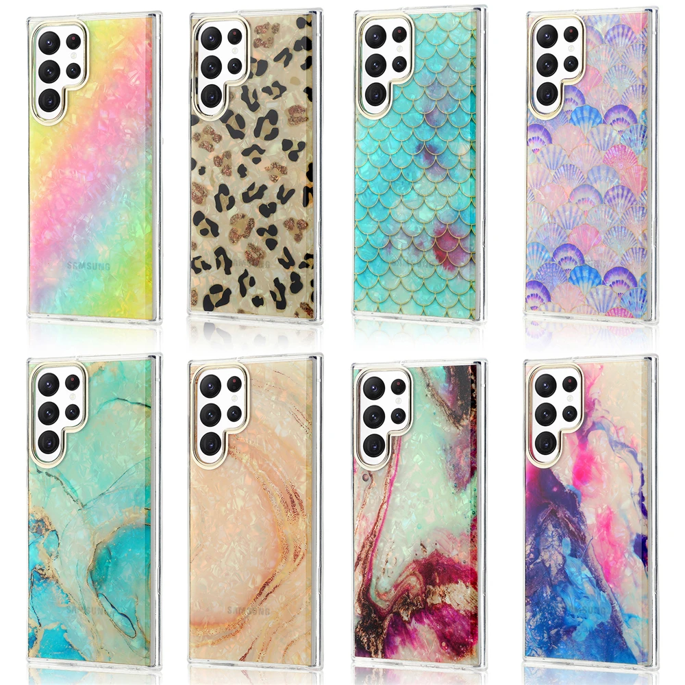 Fashion Colorful Scallop Mermaid Pattern Case for Samsung Galaxy S23 S22 S21 S20 Plus Note 20 Ultra Case High Quality PC Cover 
Fashion Colorful Scallop Mermaid Pattern Case for Samsung Galaxy S23 S22 S21 S20 Plus Note 20 Ultra Case High Quality PC Cover