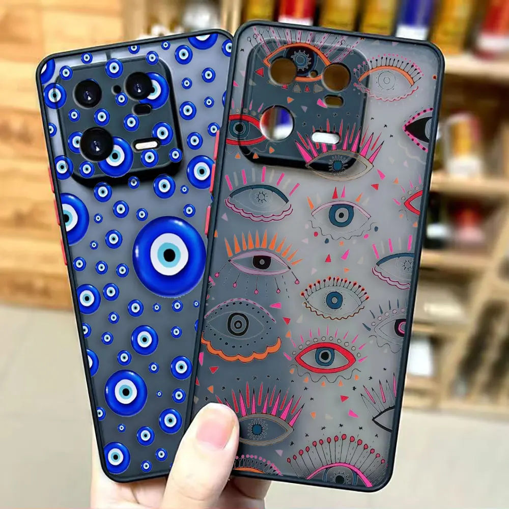 Fashion Lucky Eye Blue Evil Eye Print Matte Case for Xiaomi 13 12 12S 12T 11 11T 10 10T 10S 9 8 6X 5X PRO LITE Case Funda Shell
Fashion Lucky Eye Blue Evil Eye Print Matte Case for Xiaomi 13 12 12S 12T 11 11T 10 10T 10S 9 8 6X 5X PRO LITE Case Funda Shell