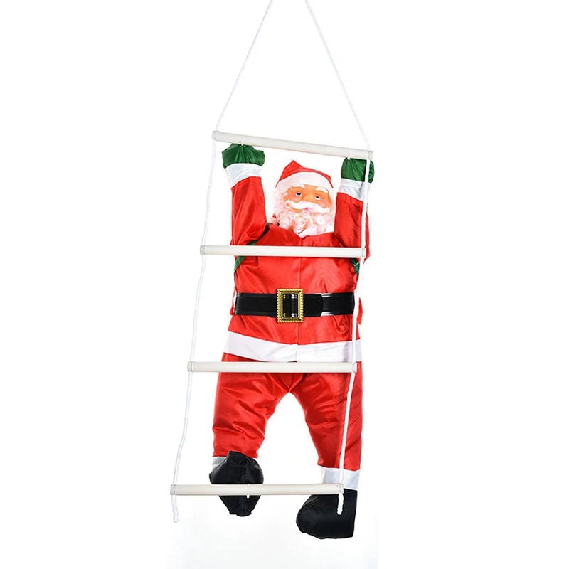 

Веревка для скалолазания, лестница, Рождественский кулон Санта-Клаус, подвесная кукла, украшение для елки, уличный домашний декор