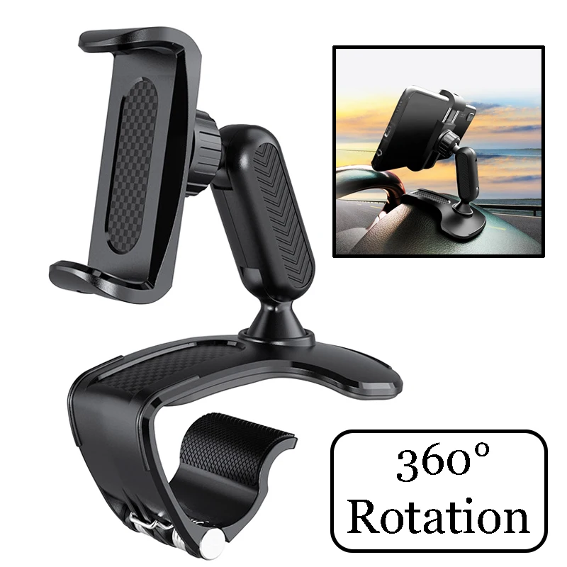 Car Phone Holder Universal Adjustable 360 Degree Navigation Dashboard Rearview Mirror Sun Visor In Car GPS Support Clip Bracket
Car Phone Holder Universal Adjustable 360 Degree Navigation Dashboard Rearview Mirror Sun Visor In Car GPS Support Clip Bracket