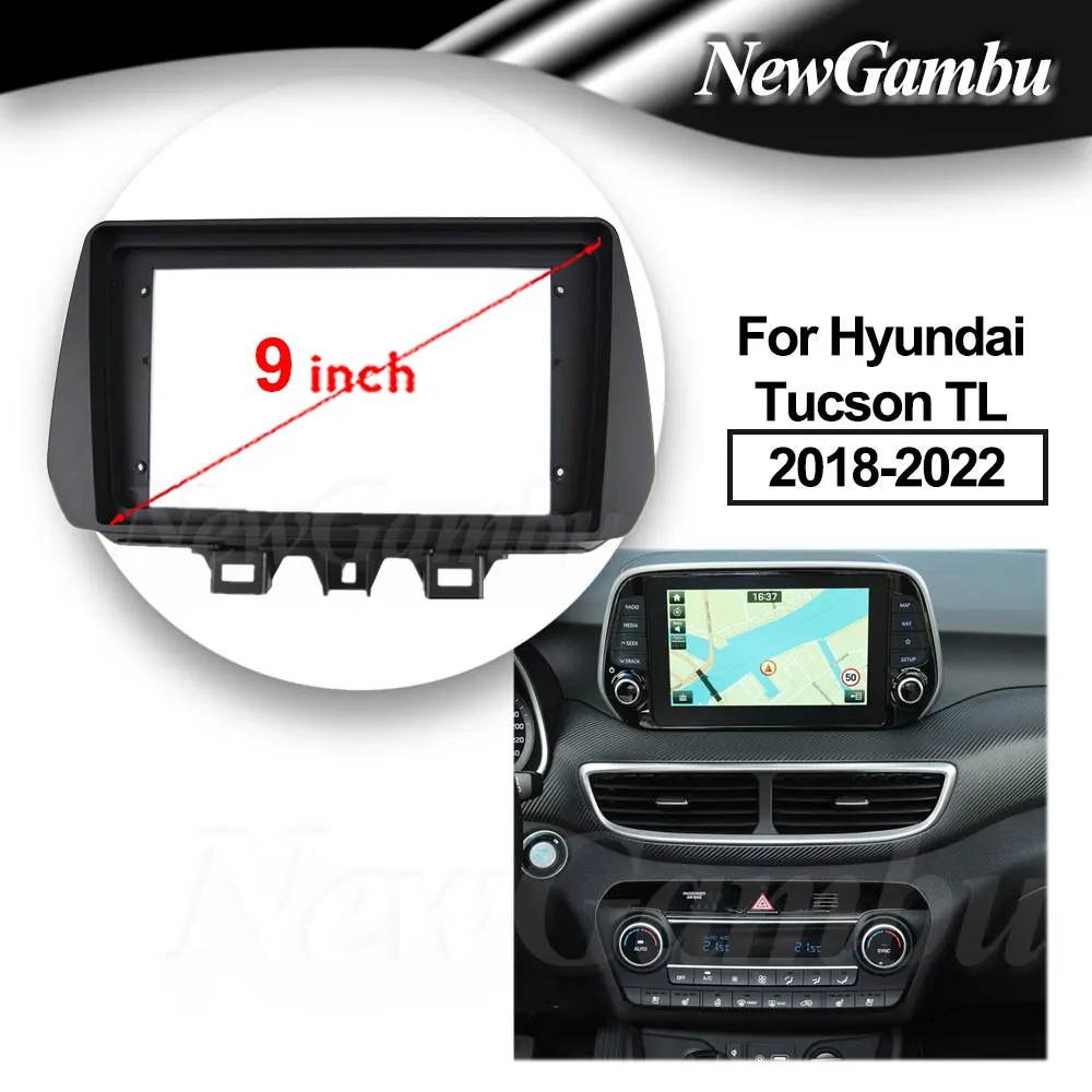 9 Inch Car Radio FIT For Hyundai Tucson TL 2018-2022 DVD GPS Mp5 ABS PC Plastic Fascia Dashboard Plane Frame
9 Inch Car Radio FIT For Hyundai Tucson TL 2018-2022 DVD GPS Mp5 ABS PC Plastic Fascia Dashboard Plane Frame