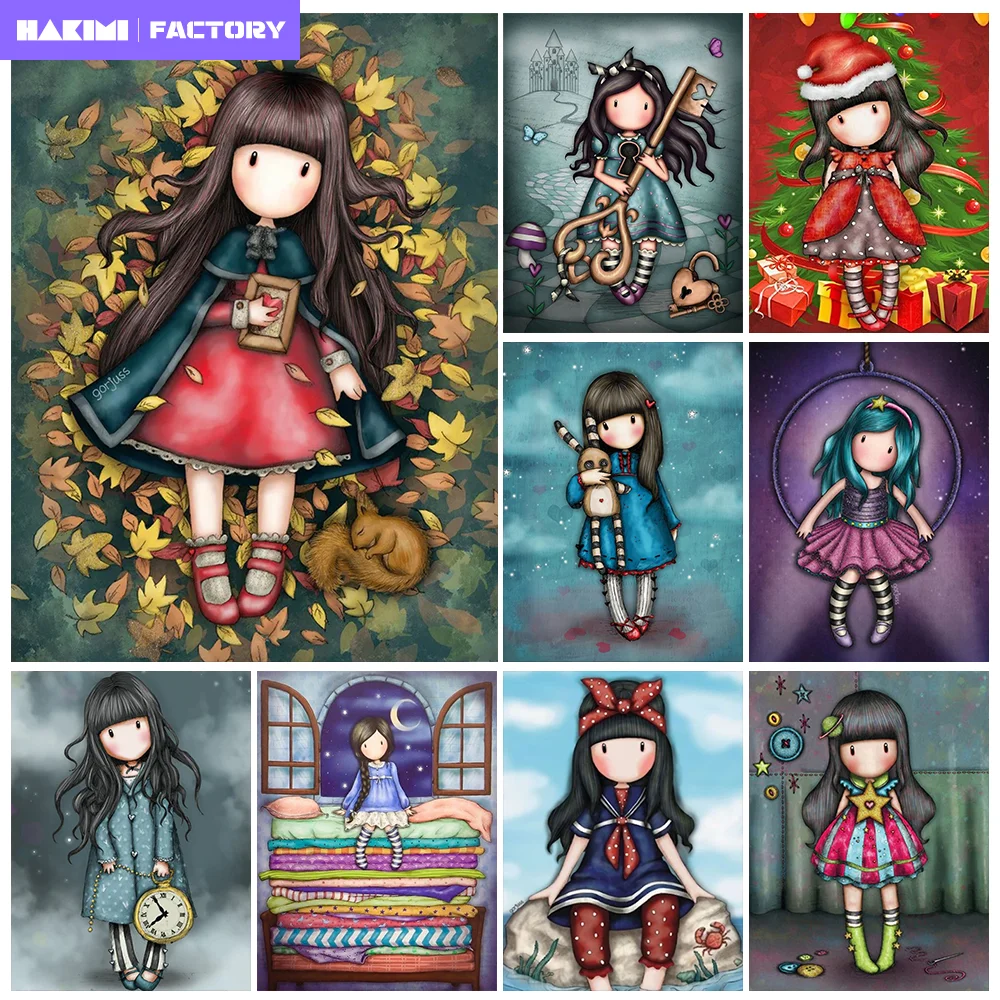 HAKIMI AB Diamond Painting DIY Cartoon Little Girl Angel Mosaic Cross Stitch Embroidery Round Square Decor Children Gift
HAKIMI AB Diamond Painting DIY Cartoon Little Girl Angel Mosaic Cross Stitch Embroidery Round Square Decor Children Gift