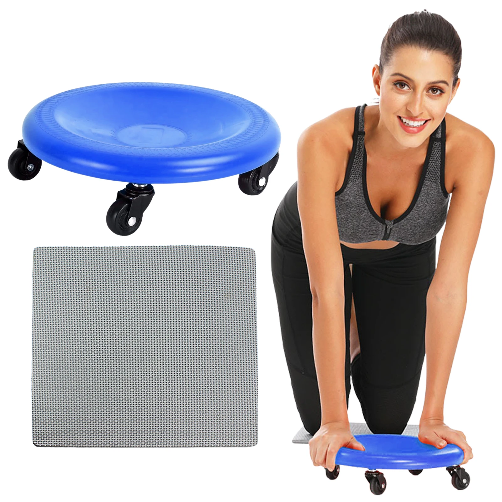 

Fitness Ab Roller Home Abdominal Muscle Multi-Function Exerciser Abs Wheel Equipment For Core Strength For Men And Women Fitness