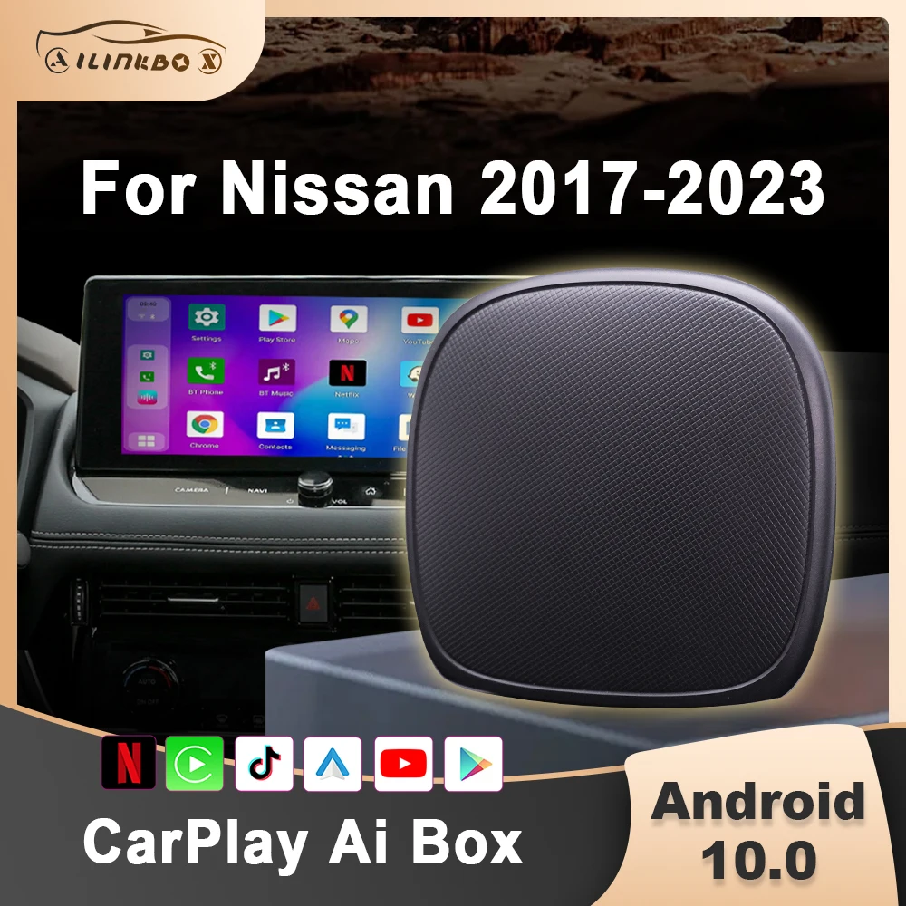 Автомобильная Android CarPlay Ai Box беспроводная система 10 UX999Lite поддержка SIM и SD-карт Netflix