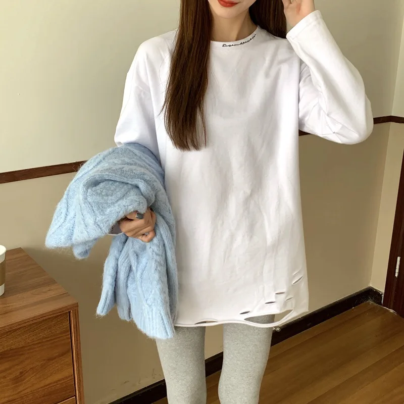 2023 Y2k Korean Fashion White Plus Size Streetwear Kawaii Long Sleeve Tops Clothes T-shirts Fall Outfits Women Free Shipping
2023 Y2k Korean Fashion White Plus Size Streetwear Kawaii Long Sleeve Tops Clothes T-shirts Fall Outfits Women Free Shipping