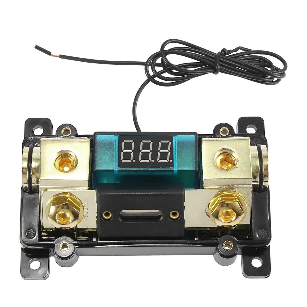Car Audio Distribution Fuse Block Holder LED Digital Display Inline 300 Amp 0 2 4 AWG Gauge Plastic Cover ANL Stereo Fuse Holder
Car Audio Distribution Fuse Block Holder LED Digital Display Inline 300 Amp 0 2 4 AWG Gauge Plastic Cover ANL Stereo Fuse Holder