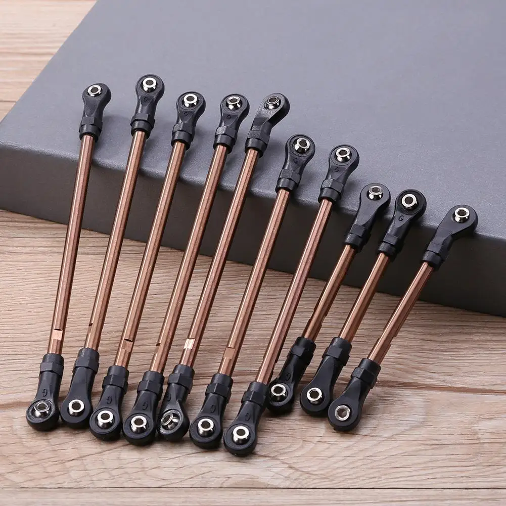 10pcs RC Car Accessories Crawler Chassis Metal Pull Rod for Axial SCX10 Car Outdoor Climbing Vehicle Toys Essential Supplies
10pcs RC Car Accessories Crawler Chassis Metal Pull Rod for Axial SCX10 Car Outdoor Climbing Vehicle Toys Essential Supplies