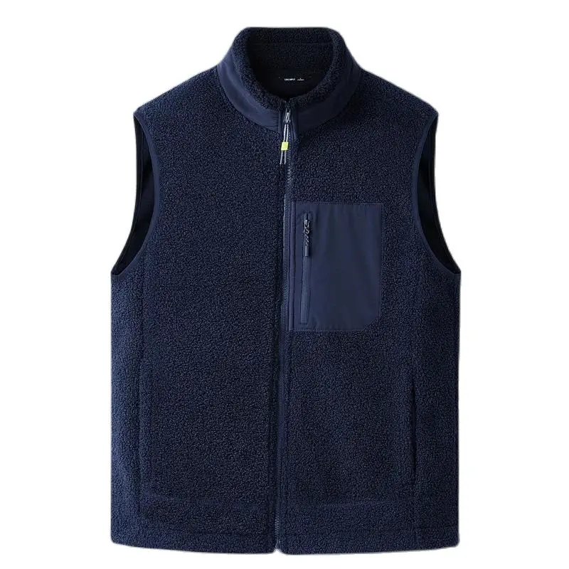 New Autumn winter Mens Vests Fleece Warm Sleeveless Jackets Men Stand Collar Solid Color Casual Waistcoat Vest Outerwear Man 5XL
New Autumn winter Mens Vests Fleece Warm Sleeveless Jackets Men Stand Collar Solid Color Casual Waistcoat Vest Outerwear Man 5XL
