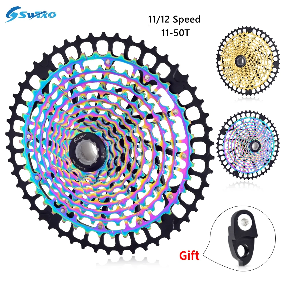 

SWTXO 11/12 Speed Bicycle Cassette HG 11-50T MTB 11S 12S Mountain Bike Freewheel Sprocket 11v 12v k7 HG Hub Standard