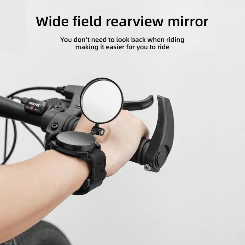 Foldable Bicycle Wrist Mirror 360° Rotatable Cycling Wrist Rearview Safety Bike Arm Back Mirror Rear Reflector Bike Accessories
Foldable Bicycle Wrist Mirror 360° Rotatable Cycling Wrist Rearview Safety Bike Arm Back Mirror Rear Reflector Bike Accessories