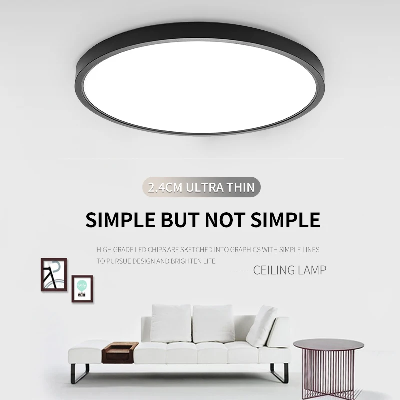 LED 40W Ceiling Lights Ultra-High Brightness Modern Panel Lamp Living Room Bedroom Kitchen Surface Mount Fixture Color Changing
LED 40W Ceiling Lights Ultra-High Brightness Modern Panel Lamp Living Room Bedroom Kitchen Surface Mount Fixture Color Changing