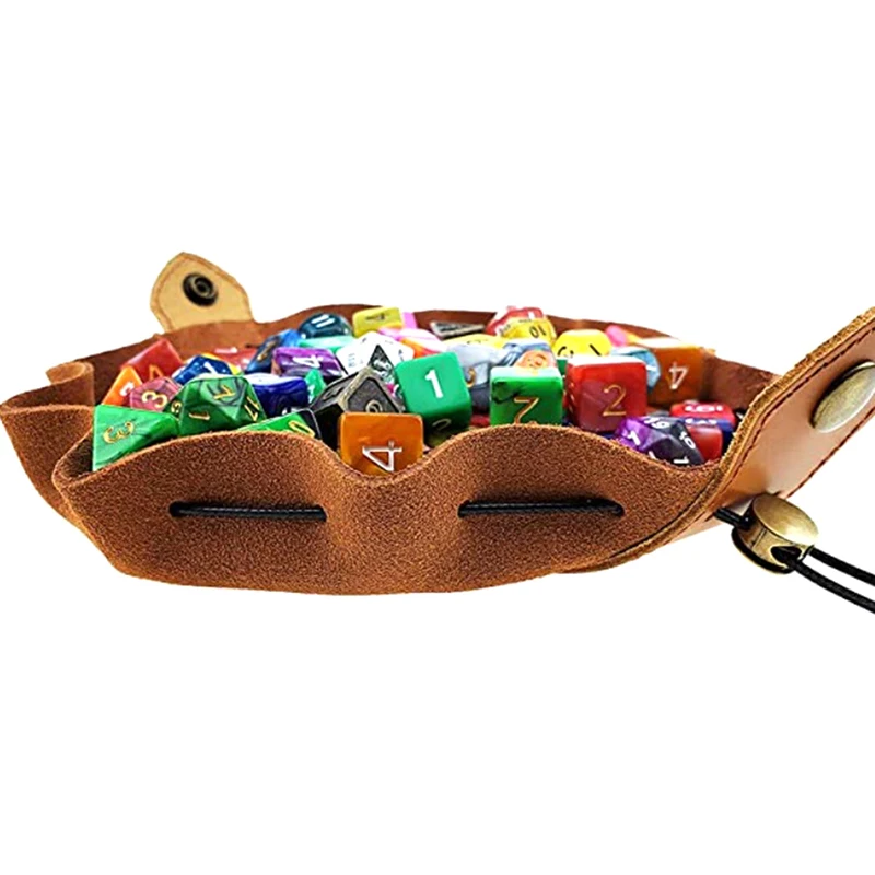 1PC PU Leather Dice Bag Tray Designs Drawstring Pouch For Coin Purse Dice Board Game New Hot Sale
1PC PU Leather Dice Bag Tray Designs Drawstring Pouch For Coin Purse Dice Board Game New Hot Sale