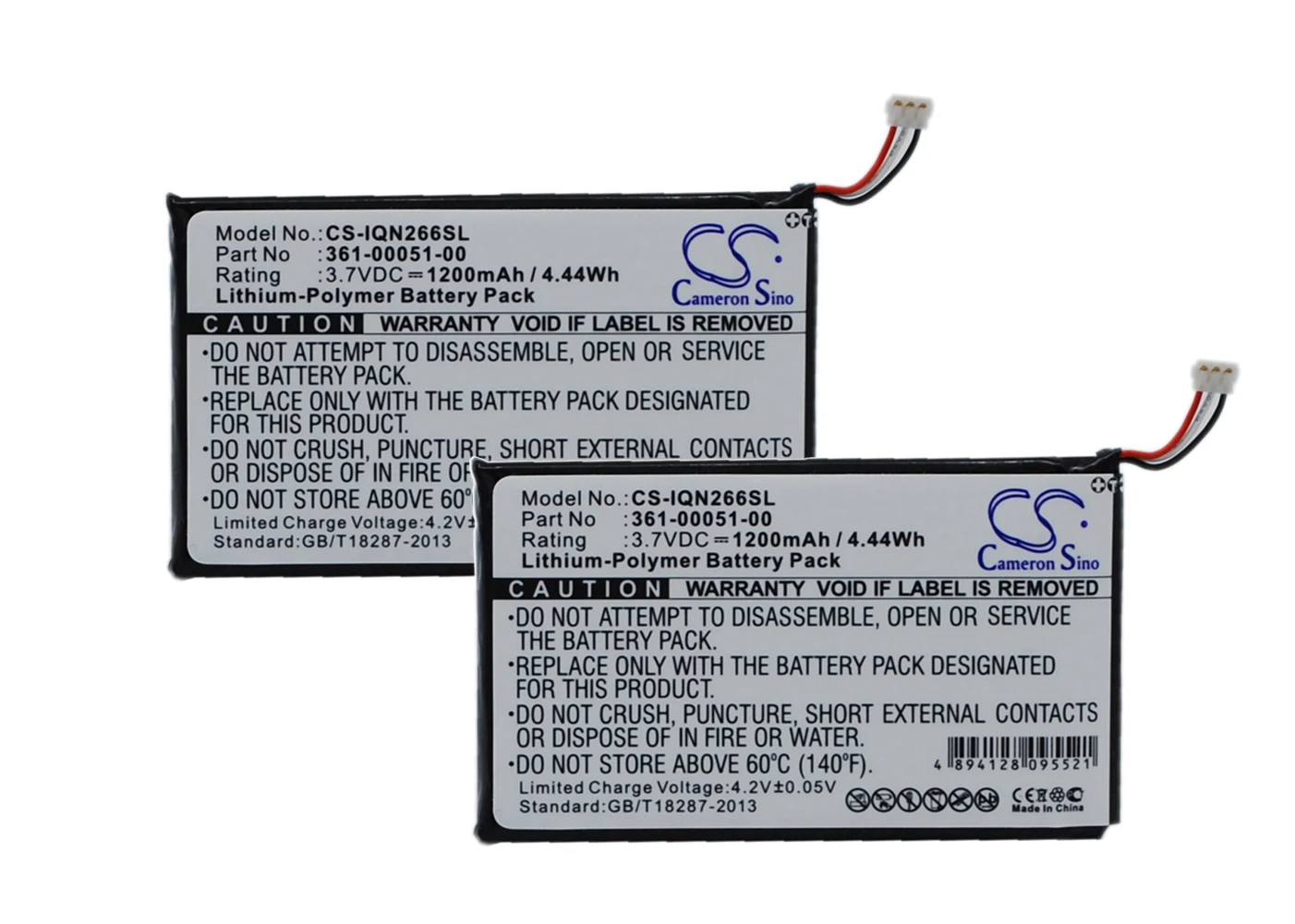 Аккумулятор для Garmin Nuvi 2460LMT,Nuvi 2595LM 361-00051-00, 361-00051-01, 361-00051-02, 2 шт.
Аккумулятор для Garmin Nuvi 2460LMT,Nuvi 2595LM 361-00051-00, 361-00051-01, 361-00051-02, 2 шт.