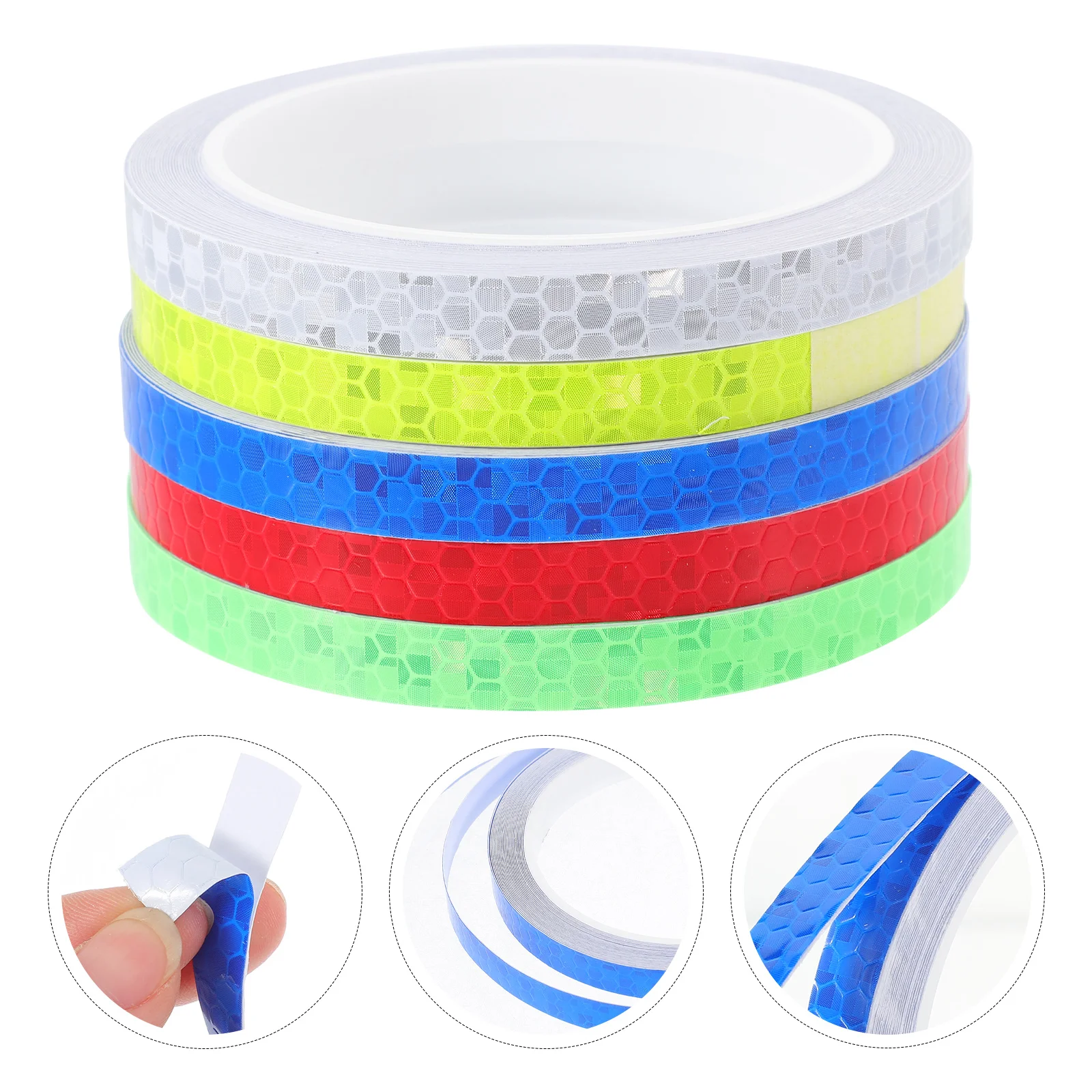 5 Rolls Bicycle Reflective Stickers Bike Reflectors Tape Daily Use Supply Accessory
5 Rolls Bicycle Reflective Stickers Bike Reflectors Tape Daily Use Supply Accessory