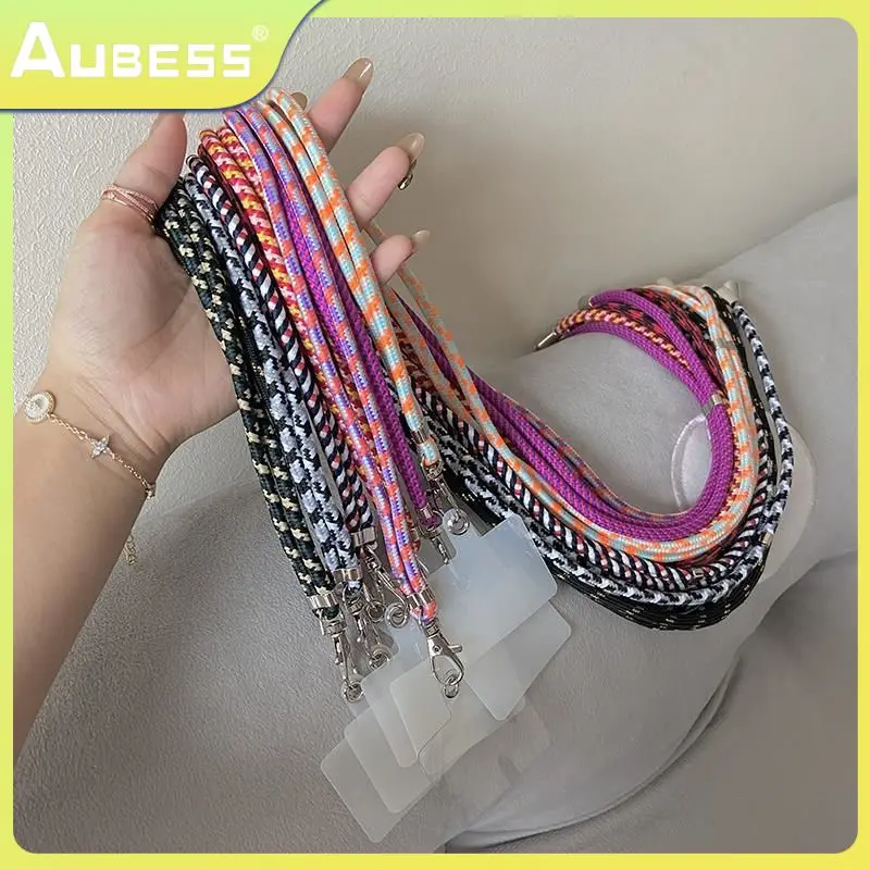 

Mobile Phone Lanyard High Quality Metal Buckle Necklace Wrist Strap For Iphone Lightweight Portable Smartphone Hain Beautiful