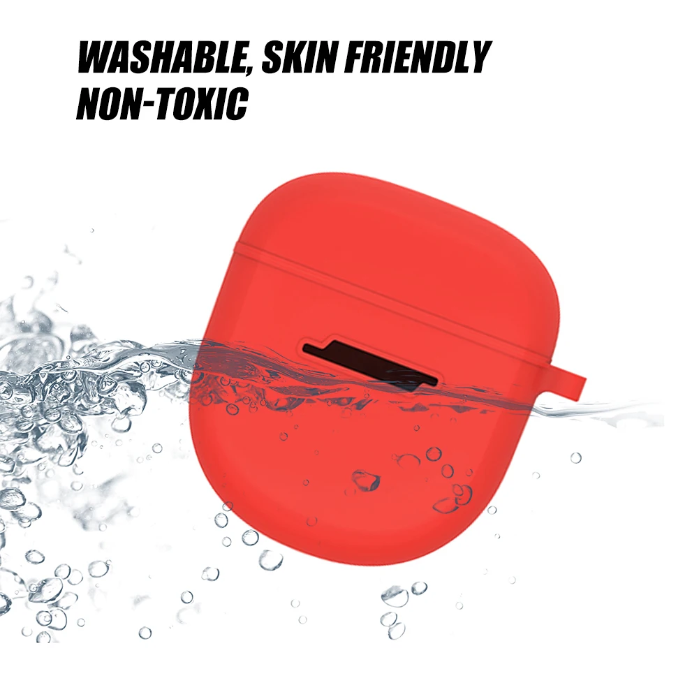 Водонепроницаемая Bluetooth-совместимая гарнитура с металлическим крючком, силиконовый чехол для наушников Bose QuietComfort Earbuds II
Водонепроницаемая Bluetooth-совместимая гарнитура с металлическим крючком, силиконовый чехол для наушников Bose QuietComfort Earbuds II