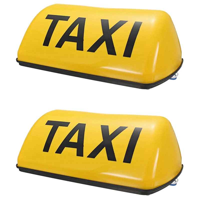 2X 12V Waterproof Top Sign Magnetic Meter Cab Lamp Light LED TAXI Signal Lamp - Yellow
2X 12V Waterproof Top Sign Magnetic Meter Cab Lamp Light LED TAXI Signal Lamp - Yellow