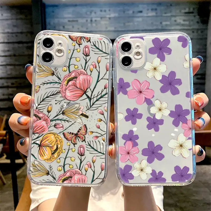Fashion Hand Painted Flower Bud Phone Case For iphone 13 12 11 8 7 plus mini x xs xr pro max Transparent soft
Fashion Hand Painted Flower Bud Phone Case For iphone 13 12 11 8 7 plus mini x xs xr pro max Transparent soft