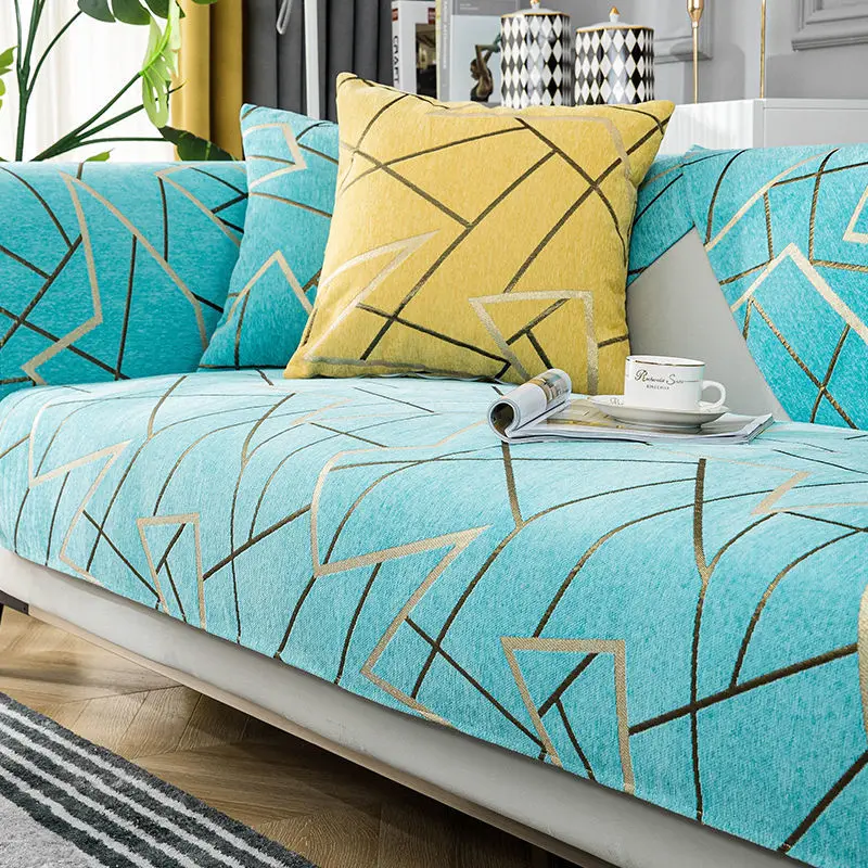 Solid Color Four Seasons High-End Sofa Cover Luxury Embroidery Sofa Towel Fashion New Living Room Waterproof Non-Slip Sofa
Solid Color Four Seasons High-End Sofa Cover Luxury Embroidery Sofa Towel Fashion New Living Room Waterproof Non-Slip Sofa