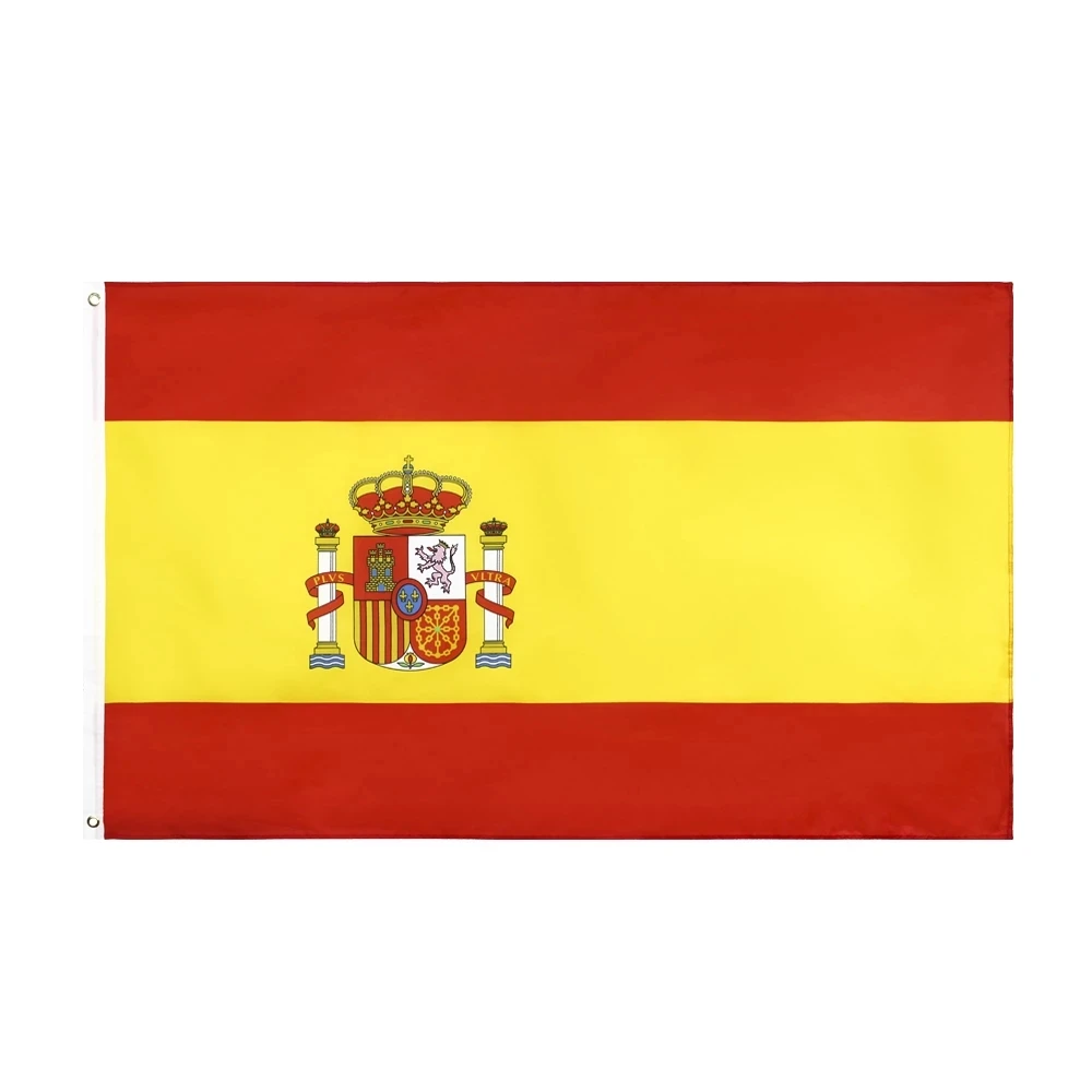 

Spain National Flag 90x150cm Polyester No Fade ESP ES Espana Spanish Flag Banner for Celebration big flags