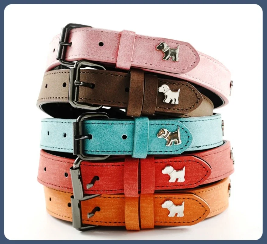 Dog collar leather personalized dog collar accessories small and medium-sized Husky Labrador Bit French Bullfighting Chihuahua
Dog collar leather personalized dog collar accessories small and medium-sized Husky Labrador Bit French Bullfighting Chihuahua