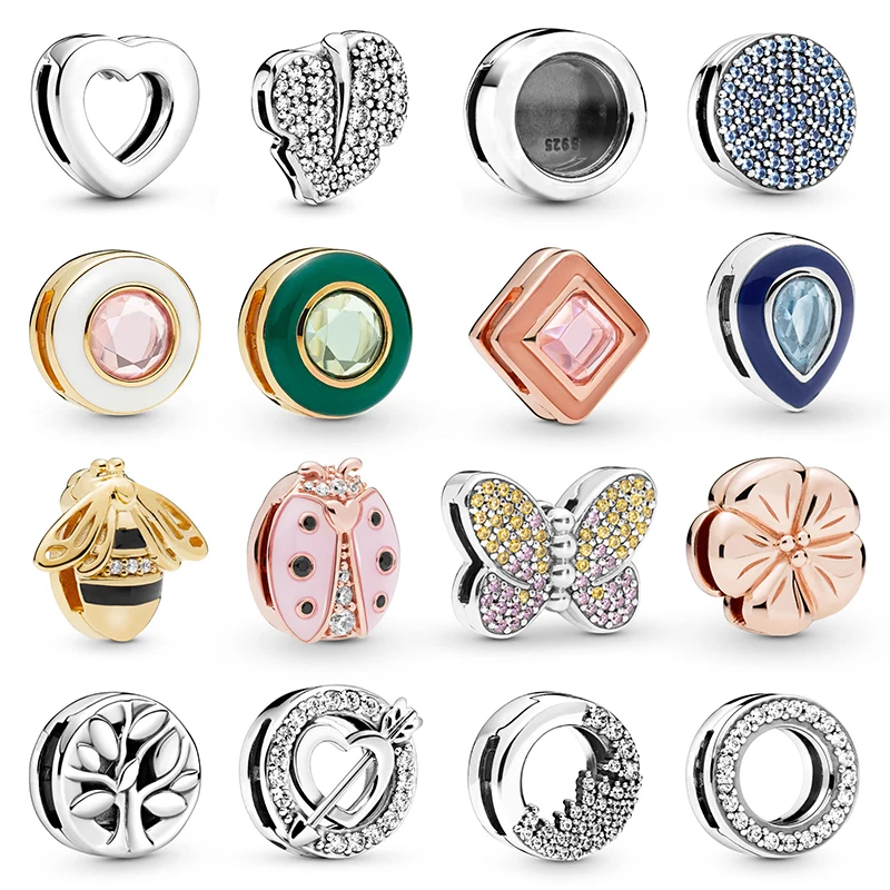 Genuine 100% 925 Silver pan DIY Charms fit Reflexions bracelets Safety Chain Clip Charms Rose Gold Color Jewelry Gifts
Genuine 100% 925 Silver pan DIY Charms fit Reflexions bracelets Safety Chain Clip Charms Rose Gold Color Jewelry Gifts