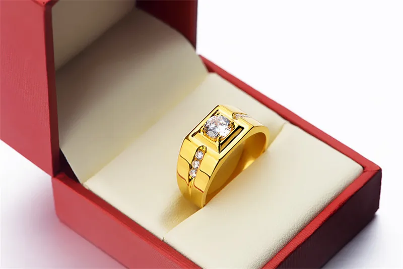 Milangirl Trendy Zircon Engagement Wedding Ring for Men Finger Party Jewelry Copper Accessories
Milangirl Trendy Zircon Engagement Wedding Ring for Men Finger Party Jewelry Copper Accessories