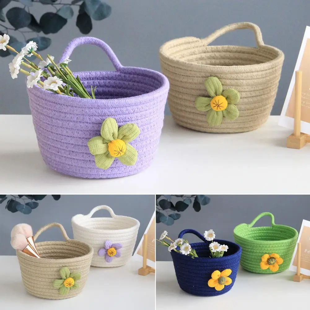 Desktop Organizer Decorative Sundries Storage Lightweight Hand-woven Key Cosmetics Finishing Basket for Living Room
Desktop Organizer Decorative Sundries Storage Lightweight Hand-woven Key Cosmetics Finishing Basket for Living Room