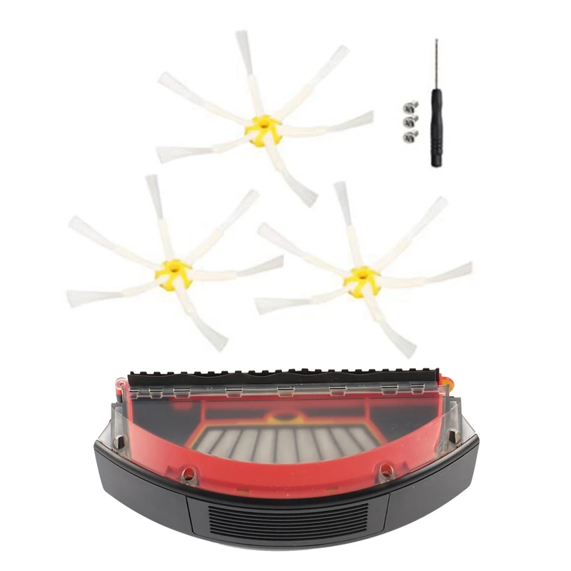 2 Set Vacuum Cleaners Parts: 1 Set Side Brush & 1 Pcs Dust Collecting Box Filter Bin Collector
2 Set Vacuum Cleaners Parts: 1 Set Side Brush & 1 Pcs Dust Collecting Box Filter Bin Collector
