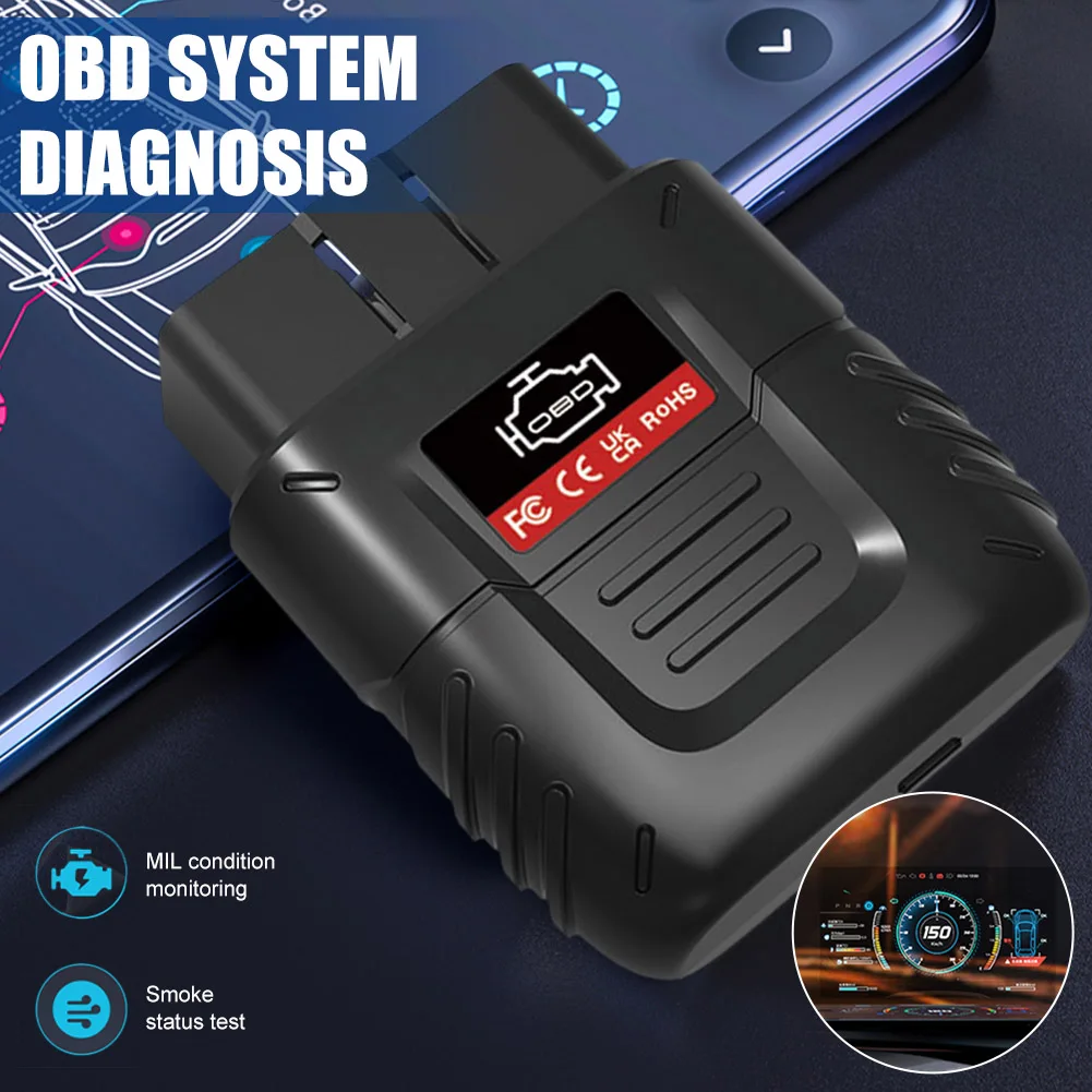 V019 Car Diagnosis Tool OBD2 Scanner Bluetooth-Compatible ELM327 Auto Fault Code Reader Detection Tool for Android iOS Windows
V019 Car Diagnosis Tool OBD2 Scanner Bluetooth-Compatible ELM327 Auto Fault Code Reader Detection Tool for Android iOS Windows