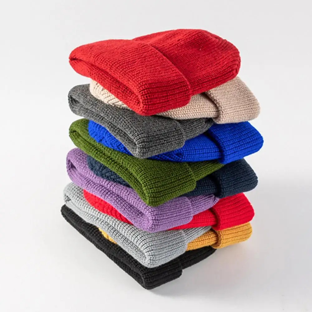 Chic Adults Hat Comfortable Casual Solid Color Windproof Winter Female Knitted Cap Men Hat Cold Resistant
Chic Adults Hat Comfortable Casual Solid Color Windproof Winter Female Knitted Cap Men Hat Cold Resistant
